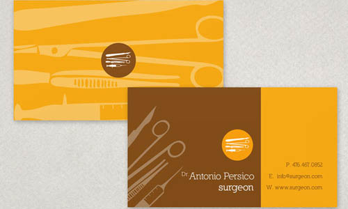 визитка врача хирурга