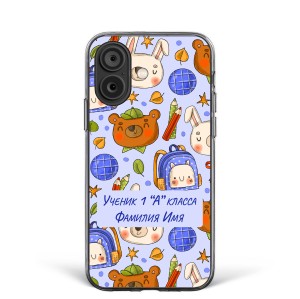 Чехол для iPhone 16 "Школа для ученика" №26