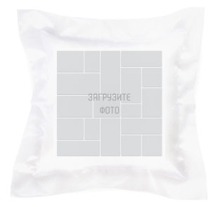 Photo on a  pillow with stitching 40x40 sm №29