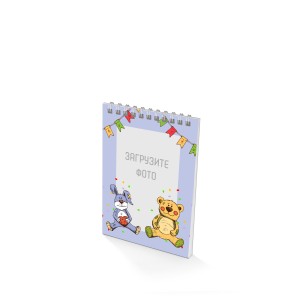 Блокнот А6 "Плюшевый с фото"
