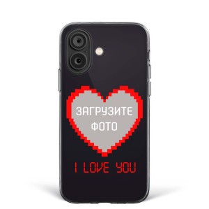 Чехол для iPhone 16 "Я тебя люблю" №43