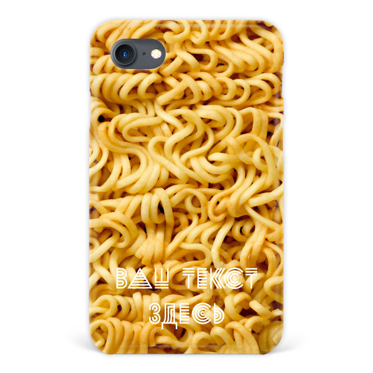 Case for iPhone 7 with an inscription &quot;Noodles&quot; №7 