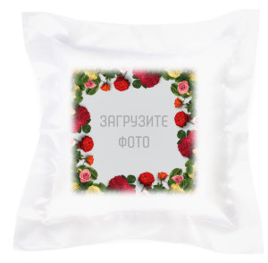 Photo on a  pillow with stitching 40x40 sm №37