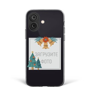 Чехол для iPhone 16 "Новогодняя рамка" №36