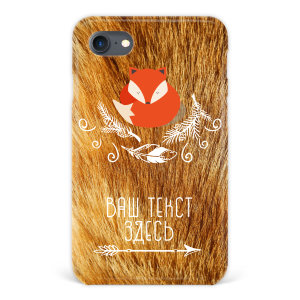 Case for iPhone with an inscription 
