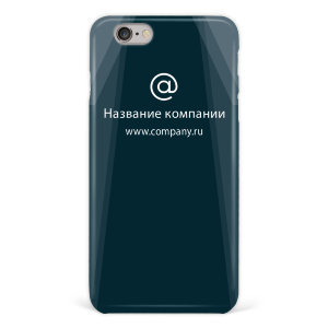 Чехол для iPhone 7 "Чёрный" с логотипом №97