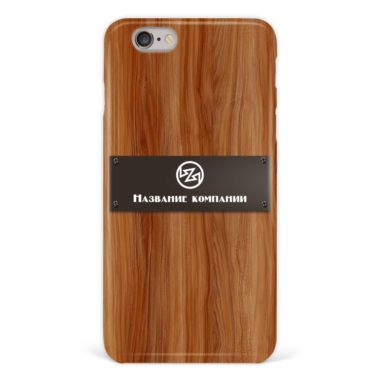 Чехол для iPhone 7 &quot;Деревянный&quot; с логотипом №98 