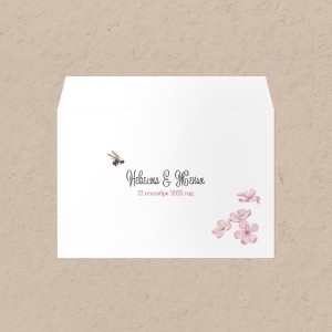 Свадебный конверт С5 "Нежность"
