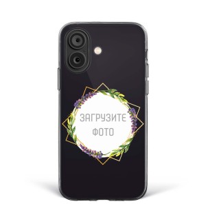 Чехол для iPhone 16 "Цветочная рамка" №44