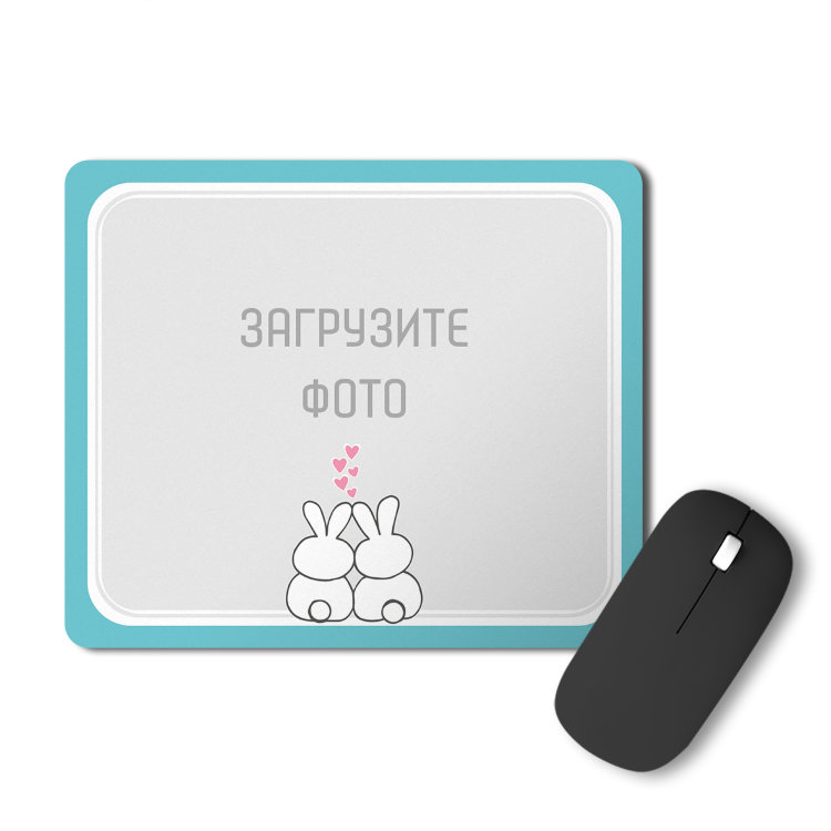 Mousepad &quot;Bunnies&quot; with a photo №59 