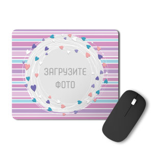 Mousepad with a photo on Saint Valentine's day №60