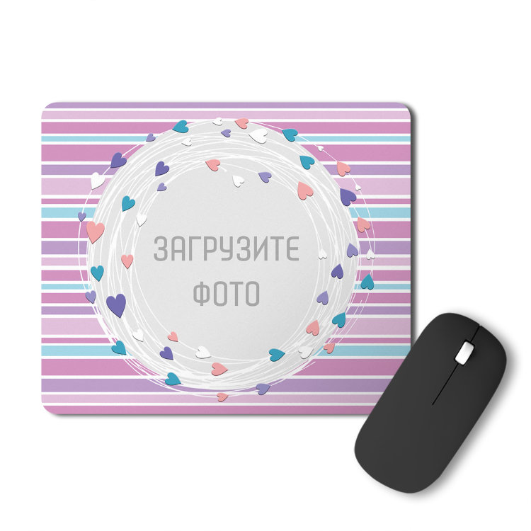 Mousepad with a photo on Saint Valentine&#039;s day №60 