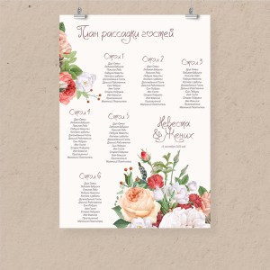 План рассадки А1 "Мечта"