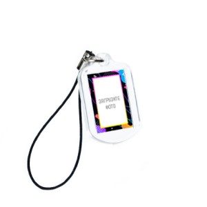 Брелок с фото 13х20 мм "Абстракция 3"