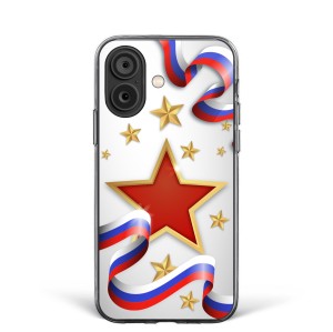 Чехол для iPhone 16 "Россия" №52