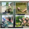 Дембельский альбом "Железнодорожные войска" 30x30 см