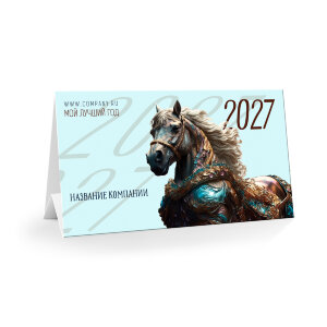 Настольный календарь "Конь-огонь 2026"