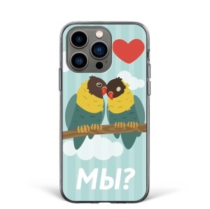 Чехол для iPhone 16 pro "Влюбленные" №9