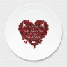 Plate "I will love you forever" №88