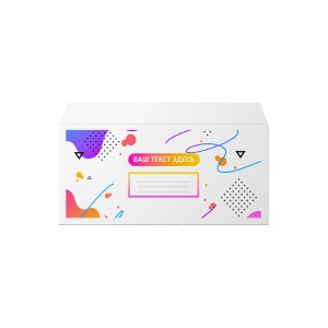 Конверт Е65 (220х110мм) "Абстракция 3"