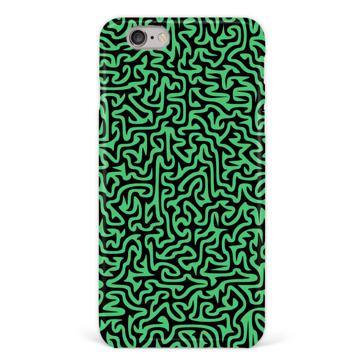 Case for iPhone 7 &quot;Labyrinth&quot; Green №112 