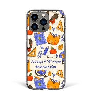 Чехол для iPhone 16 pro "Школьный для Ученицы" №12