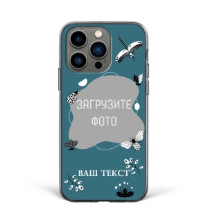 Чехол для iPhone 16 pro "Летняя рамка" №16