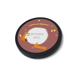 Беспроводная зарядка "Sketch" "Праздник в лесу"