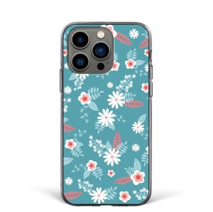 Чехол для iPhone 16 pro "Цветочный принт" №17