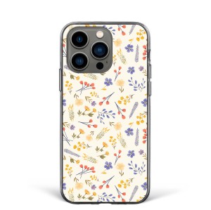 Чехол для iPhone 16 pro "Цветочный принт" №18