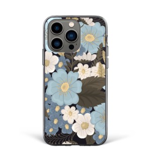 Чехол для iPhone 16 pro "Цветочный принт" №19