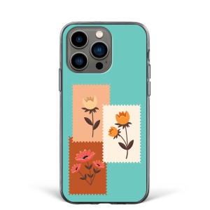 Чехол для iPhone 16 pro "Цветочный принт" №20