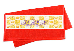 Полотенце с фото большое "My queen" №3