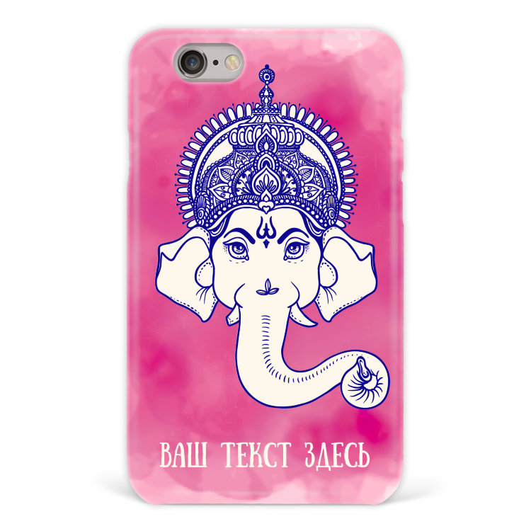 Чехол для iPhone 6 &quot;Индийский слон&quot; №26 