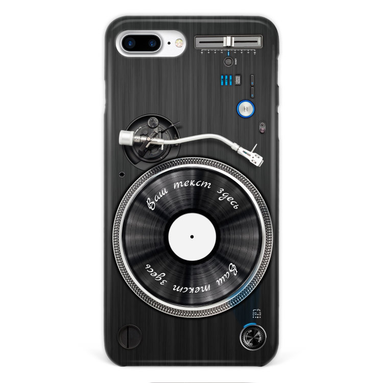 Case for iPhone 7 plus &quot;Record&quot; with an inscription №6 