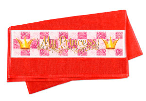 Полотенце с фото большое "My princess" №5