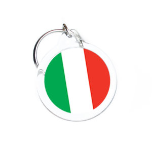 Trinket with an Italy flag D31 mm №12