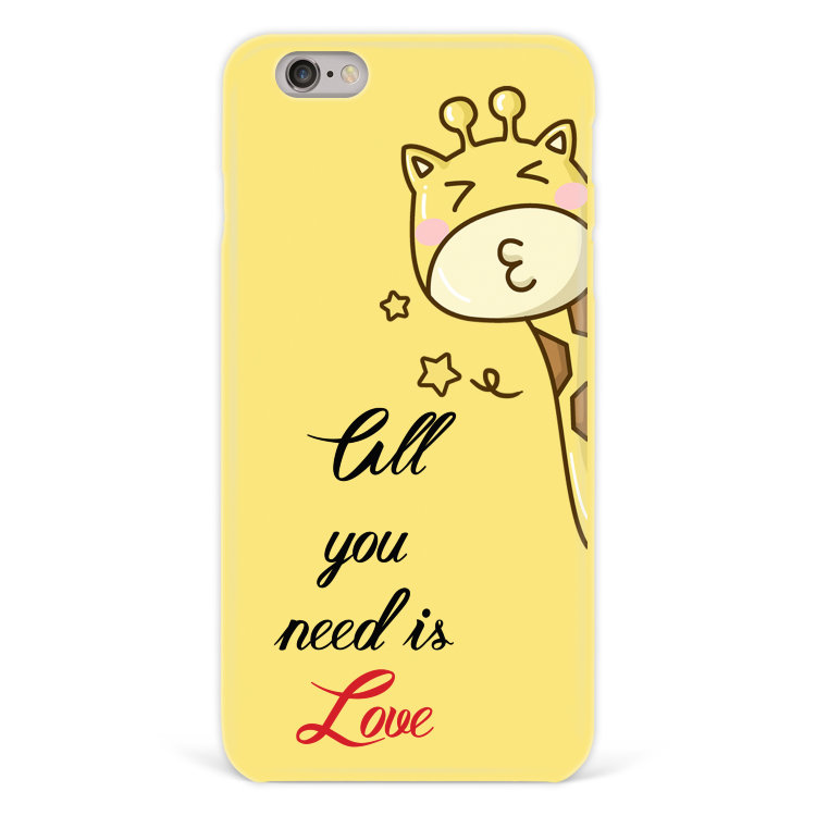Чехол для iPhone 6 plus &quot;All you need is love&quot; №97 