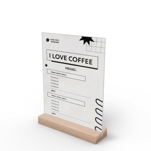 Тейбл-тент деревянный А5 №4