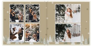 Фотокнига Зима в лесу 30x30 см