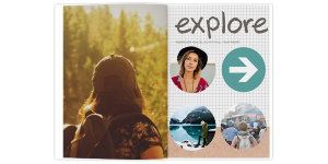 Полиграфическая фотокнига Kraft Travel 20x30