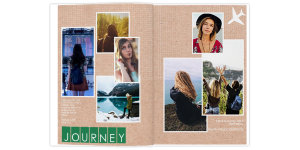 Полиграфическая фотокнига Kraft Travel 20x30