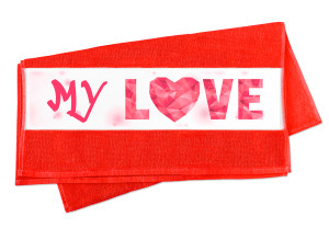 Полотенце с фото большое "My love" №14