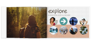 Полиграфическая фотокнига Kraft Travel 30x20