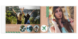 Полиграфическая фотокнига Kraft Travel 30x20