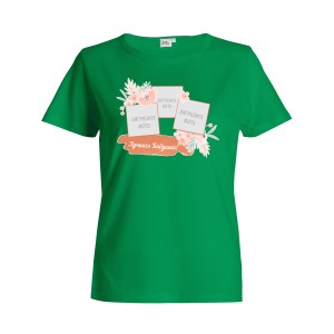 Футболка женская с фото 3 "Лучшая бабушка"