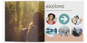 Полиграфическая фотокнига Kraft Travel 30x30