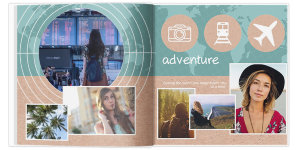 Полиграфическая фотокнига Kraft Travel 30x30