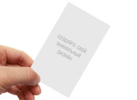 Vertical business card (own design)