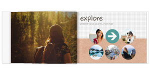 Полиграфическая фотокнига Kraft Travel 42x30